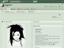 Tablet Screenshot of elegantstar.deviantart.com