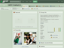 Tablet Screenshot of catgirl-cosplayers.deviantart.com