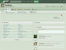 Tablet Screenshot of fennikusu.deviantart.com