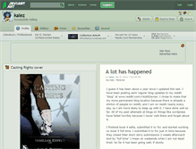Tablet Screenshot of kalez.deviantart.com