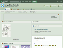 Tablet Screenshot of portgasdacenicorobin.deviantart.com