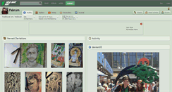 Desktop Screenshot of fabrum.deviantart.com