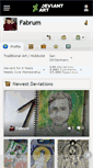 Mobile Screenshot of fabrum.deviantart.com