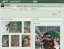 Tablet Screenshot of fabrum.deviantart.com