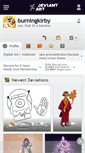 Mobile Screenshot of burningkirby.deviantart.com
