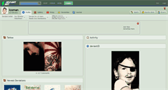 Desktop Screenshot of icoman.deviantart.com