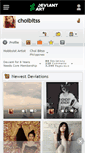 Mobile Screenshot of choibitss.deviantart.com