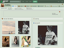 Tablet Screenshot of choibitss.deviantart.com