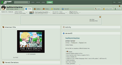 Desktop Screenshot of leafstormxanime.deviantart.com