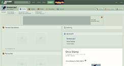 Desktop Screenshot of loveorcas1.deviantart.com