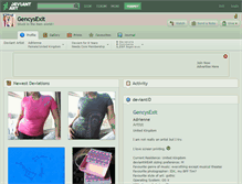 Tablet Screenshot of gencysexit.deviantart.com