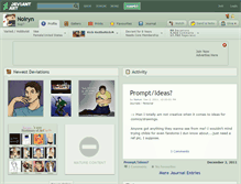 Tablet Screenshot of noiryn.deviantart.com