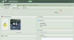 Desktop Screenshot of livewirebt.deviantart.com