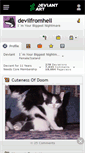 Mobile Screenshot of devilfromhell.deviantart.com