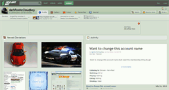 Desktop Screenshot of darkfoxmccloudboy.deviantart.com