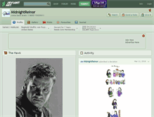 Tablet Screenshot of midnightreinor.deviantart.com