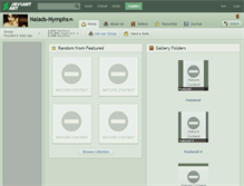Tablet Screenshot of naiads-nymphs.deviantart.com
