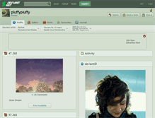 Tablet Screenshot of pluffypluffy.deviantart.com