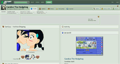 Desktop Screenshot of candice-the-hedgehog.deviantart.com