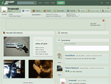 Tablet Screenshot of kroanoah.deviantart.com