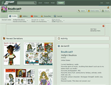 Tablet Screenshot of boudicca69.deviantart.com