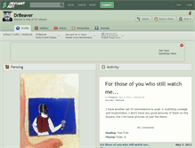 Tablet Screenshot of drbeaver.deviantart.com