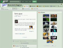 Tablet Screenshot of benevolent-dragons.deviantart.com