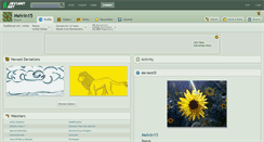 Desktop Screenshot of melvin15.deviantart.com