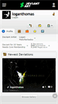 Mobile Screenshot of loganthomas.deviantart.com
