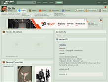 Tablet Screenshot of jibrille.deviantart.com