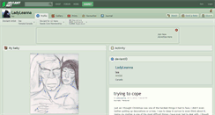 Desktop Screenshot of ladyleanna.deviantart.com