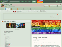 Tablet Screenshot of helenalevi.deviantart.com