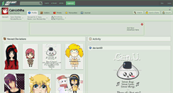 Desktop Screenshot of cainuchiha.deviantart.com