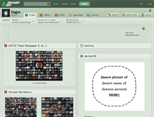 Tablet Screenshot of dagre.deviantart.com