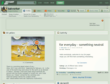 Tablet Screenshot of batworker.deviantart.com