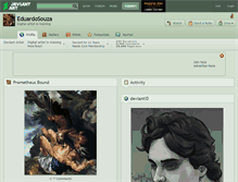 Tablet Screenshot of eduardosouza.deviantart.com