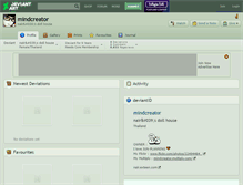 Tablet Screenshot of mindcreator.deviantart.com