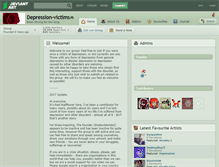 Tablet Screenshot of depression-victims.deviantart.com