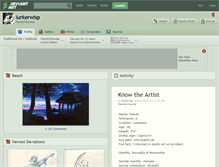 Tablet Screenshot of lurkerwisp.deviantart.com