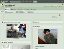 Tablet Screenshot of leemuuzumaki.deviantart.com