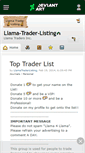 Mobile Screenshot of llama-trader-listing.deviantart.com