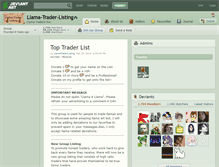 Tablet Screenshot of llama-trader-listing.deviantart.com