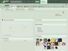 Tablet Screenshot of mrstu.deviantart.com