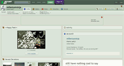 Desktop Screenshot of milleniumninja.deviantart.com