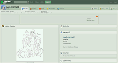 Desktop Screenshot of noel-mermaid.deviantart.com