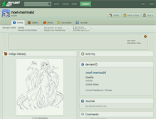 Tablet Screenshot of noel-mermaid.deviantart.com