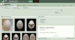 Desktop Screenshot of eggdoodler.deviantart.com