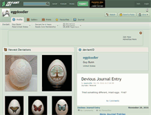 Tablet Screenshot of eggdoodler.deviantart.com