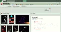 Desktop Screenshot of madamrouge-x.deviantart.com