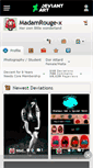 Mobile Screenshot of madamrouge-x.deviantart.com